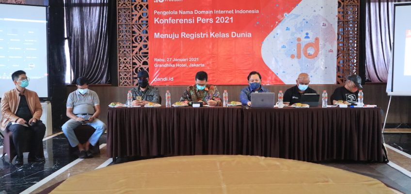 Konferensi Pers 2021 MENUJU REGISTRI KELAS DUNIA, PANDI (PENGELOLA NAMA DOMAIN INTERNET INDONESIA) LAKUKAN PERCEPATAN TRANSFORMASI DIGITAL