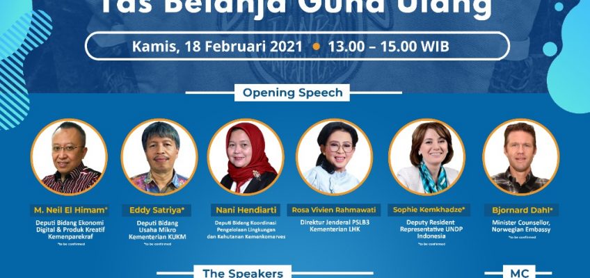 TKN PSL Gelar Talkshow “Perangi Polusi Plastik, Mulai Beralih ke Tas Belanja Guna Ulang” Membagikan Tas Belanja Guna Ulang Berbahan Ramah Lingkungan Bagi Pengemudi Ojek Daring